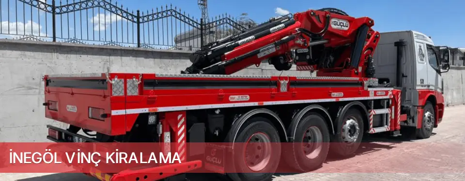 İnegöl İlçemi Vinç Kiralama